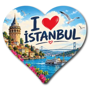İstanbul Kalp Duz 01 magnet modeli, TrendMagnets