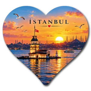 İstanbul Kalp Duz 06 magnet modeli, TrendMagnets