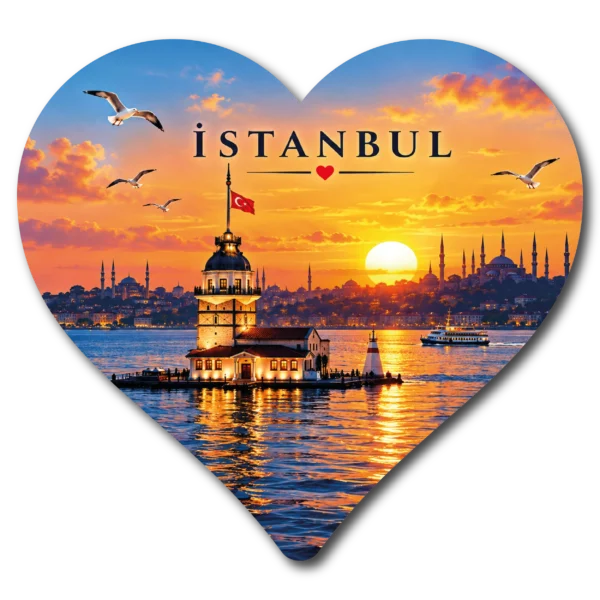 İstanbul Kalp Duz 06 magnet modeli, TrendMagnets