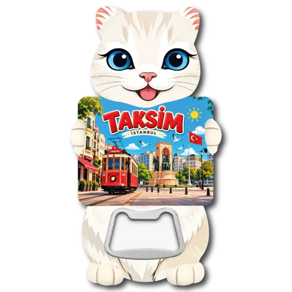 İstanbul Kedi Acacak 05 magnetli şişe açacağı, TrendMagnets
