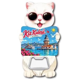 İstanbul Kedi Acacak 06 magnetli şişe açacağı, TrendMagnets