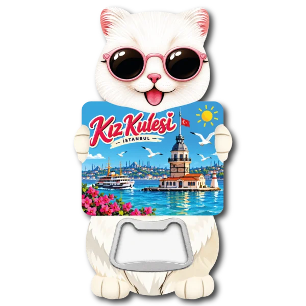 İstanbul Kedi Acacak 06 magnetli şişe açacağı, TrendMagnets